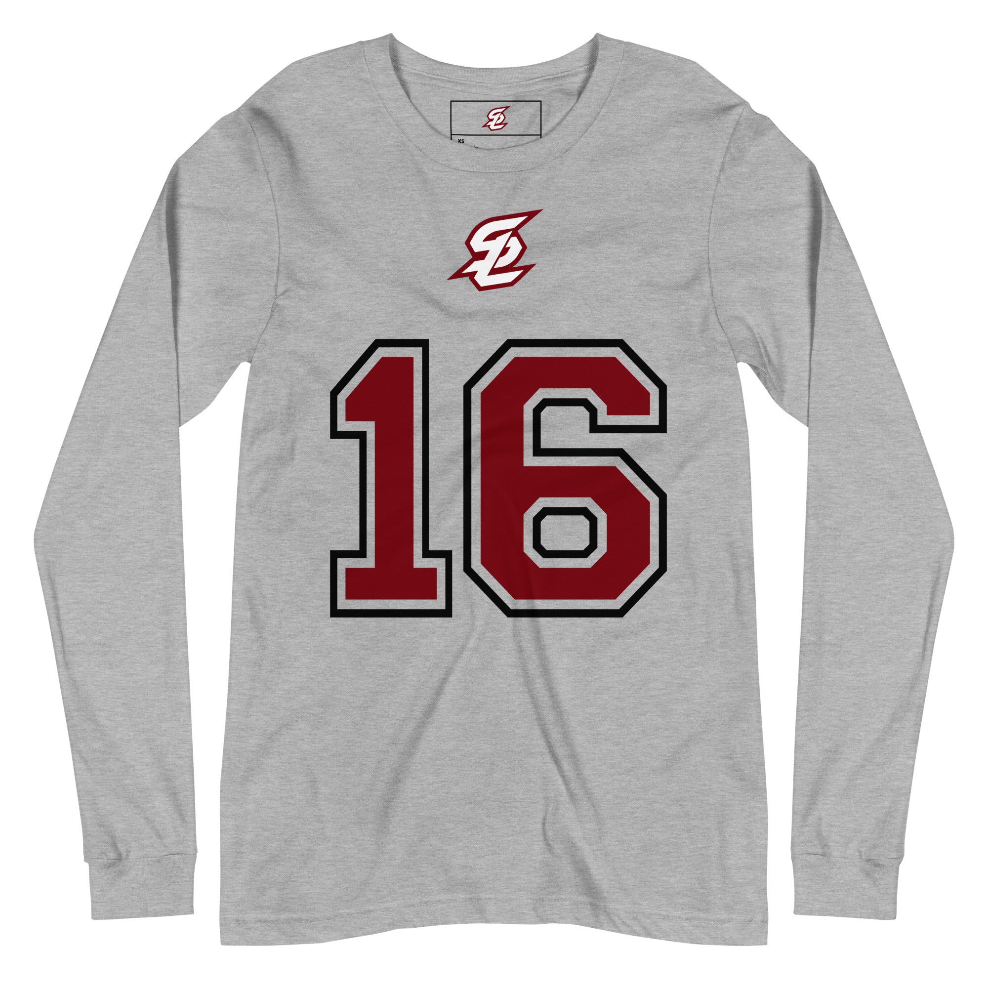 【U LAN】80 Numbering Printing Loose Fit Long Sleeve unisex-long-sleeve-tee-