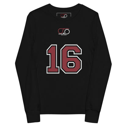 Youth Sellers Jersey Number Long Sleeve